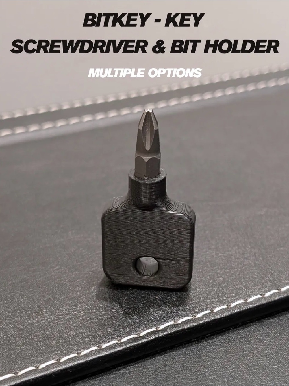 BITKEY Key Screwdriver & Bit Holder - Black